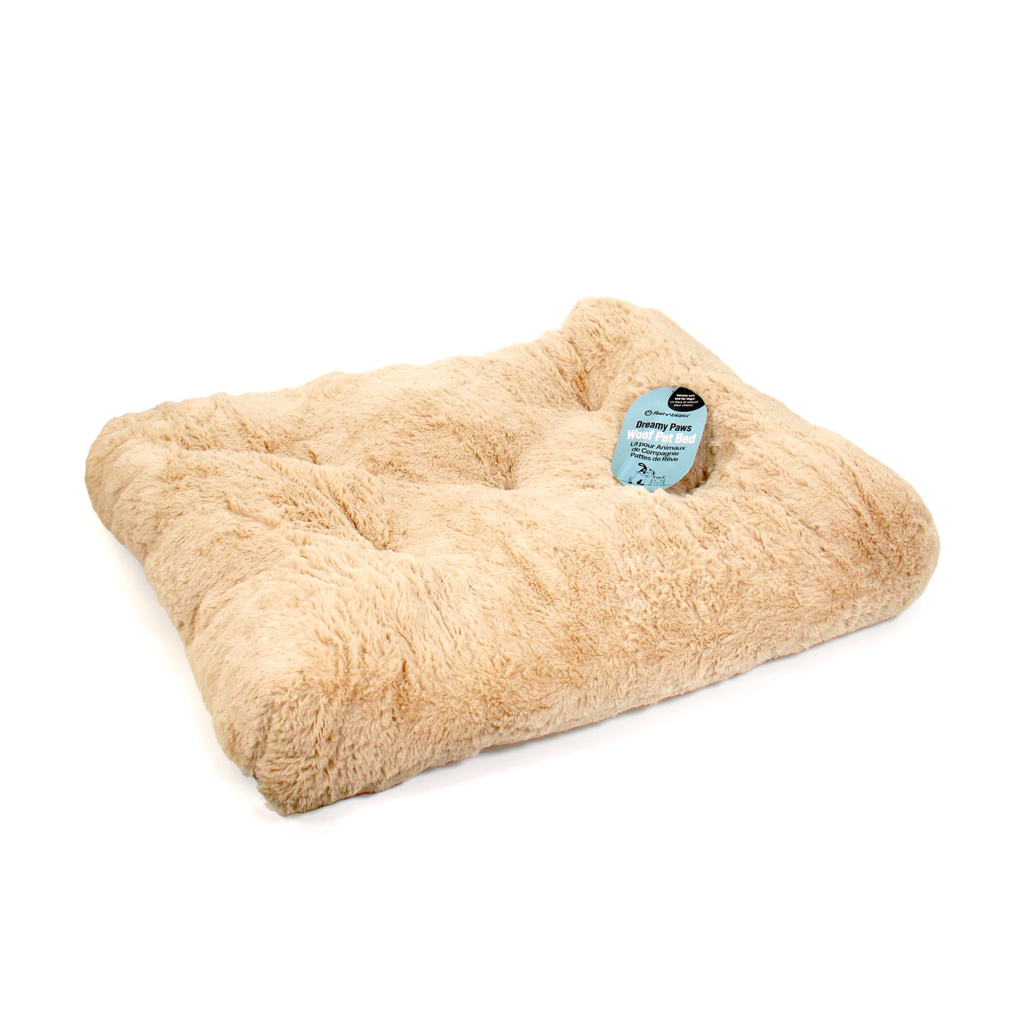 Velvety Flat Pet Bed