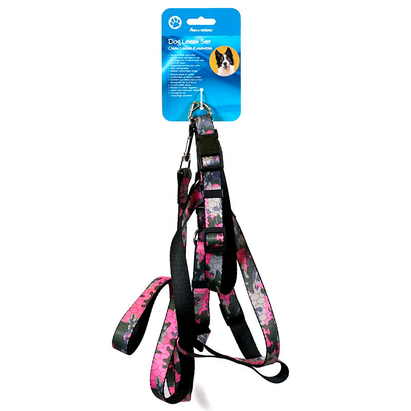 Dog Leash Set Pink