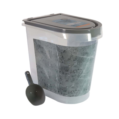 Marble Print Food Bin