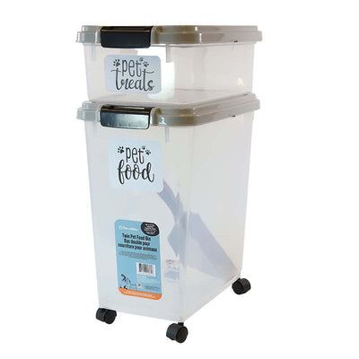 2pcs Transparent Food Bin